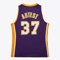 Los Angeles Lakers Mitchell & Ness Ron Artest 2009 Dark Authentic Jersey - Purple