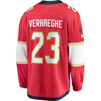 Florida Panthers Carter Verhaeghe Fanatics Red Home Breakaway Jersey