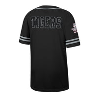 Colosseum Black Texas Southern Tigers Free Spirited Mesh Button-Up Baseball Jersey