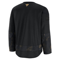 Calgary Flames Fanatics Black 2024 Military Appreciation Practice Jersey