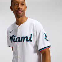 Miami Marlins Nike White Home Limited Jersey