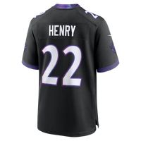 Baltimore Ravens Derrick Henry Nike Black Alternate Game Jersey
