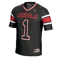 GameDay Greats #1 Black Louisville Cardinals Football Jersey