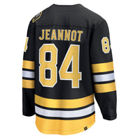 Boston Bruins Tanner Jeannot Fanatics Black Home Breakaway Player Jersey