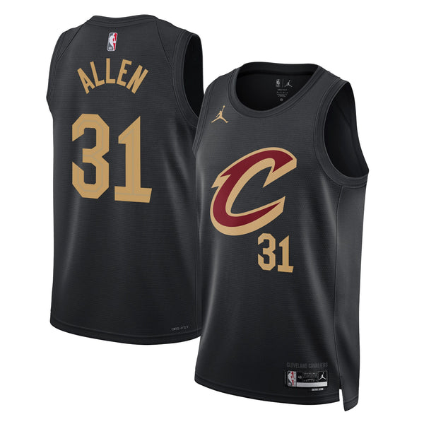 Cleveland Cavaliers Jordan Statement Edition Swingman Jersey - Black - Jarrett Allen