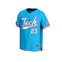 GameDay Greats #23 Royal Louisiana Tech Bulldogs Lightweight Collegiate Baseball Fashion Jersey