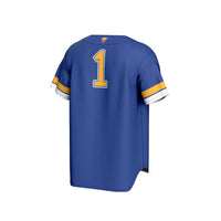 GameDay Greats #1 Royal Pitt Panthers Lightweight Collegiate Baseball Fashion Jersey
