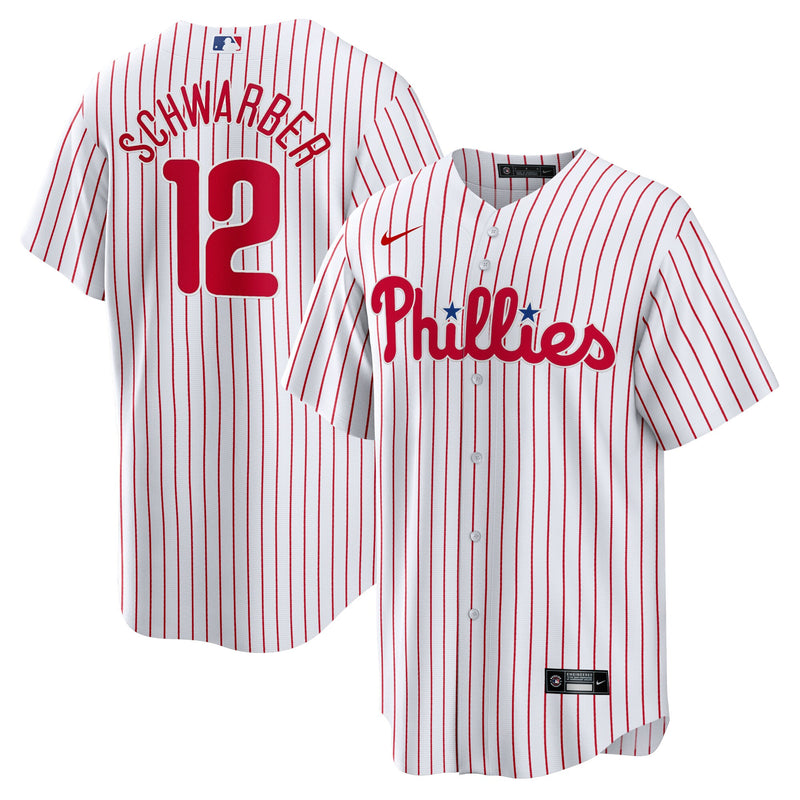 Philadelphia Phillies Kyle Schwarber Nike White Replica Player Jersey