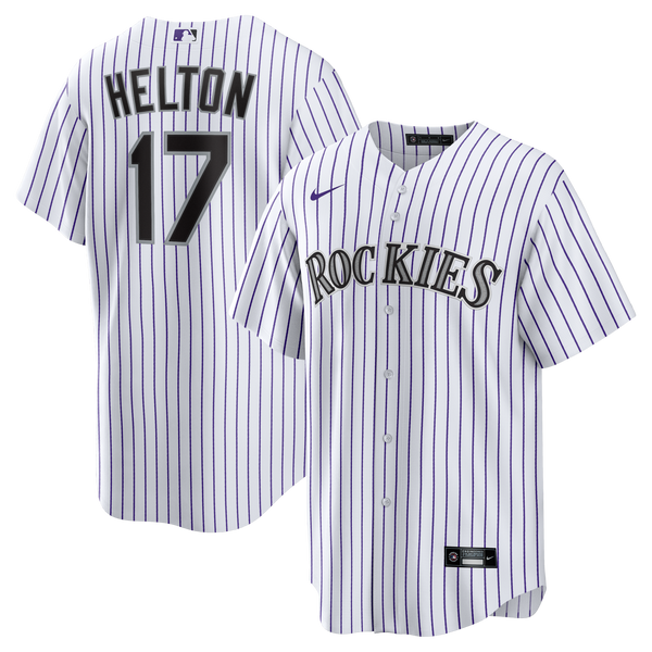 Colorado Rockies Todd Helton Nike White Home Retired Player Replica Jersey
