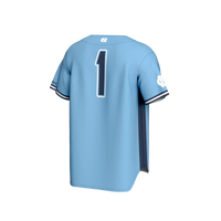 GameDay Greats Carolina Blue #1 North Carolina Tar Heels Lightweight Baseball Fashion Jersey
