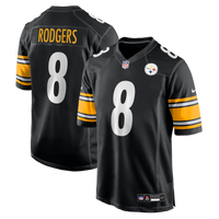 Pittsburgh Steelers Aaron Rodgers Nike Black Game Jersey