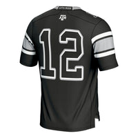 GameDay Greats #12 Black Texas A&M Aggies Football Lightweight Fashion Jersey