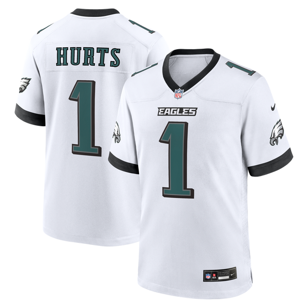 Philadelphia Eagles Jalen Hurts Nike White Game Jersey