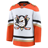 Anaheim Ducks Fanatics White Away Premium Jersey