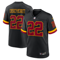Washington Commanders Jacory Croskey-Merritt Nike Black Hail Raiser Alternate Game Jersey