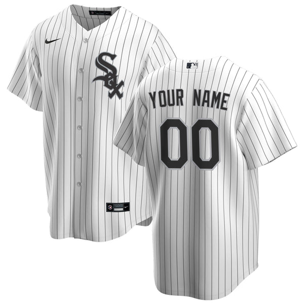 Chicago White Sox Nike White Home Replica Custom Jersey