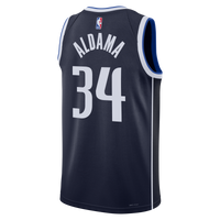 Dallas Mavericks Jordan Brand Statement Edition Swingman Jersey - Navy - Santi Aldama
