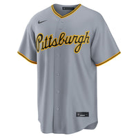 Pittsburgh Pirates Paul Skenes Nike Gray Road Replica Jersey