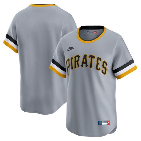 Pittsburgh Pirates Nike Gray Cooperstown Collection Limited Jersey