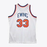New York Knicks Mitchell & Ness Patrick Ewing 1985 Swingman Authentic Jersey - White