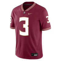 Nike Trey Benson Garnet Florida State Seminoles Player Game Jersey