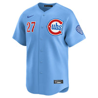 Chicago Cubs Seiya Suzuki Nike Light Blue 2nd Alternate Limited Player Jersey