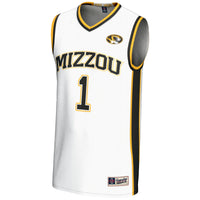GameDay Greats #1 White Missouri Tigers Lightweight Basketball Jersey