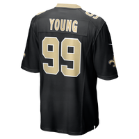New Orleans Saints Chase Young Nike Black Game Jersey
