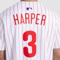 Philadelphia Phillies Bryce Harper Nike White Home Limited Player Jersey