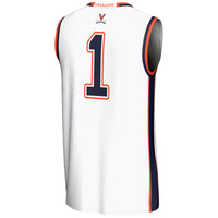 Male GameDay Greats #1 White Virginia Cavaliers Lightweight Basketball Jersey