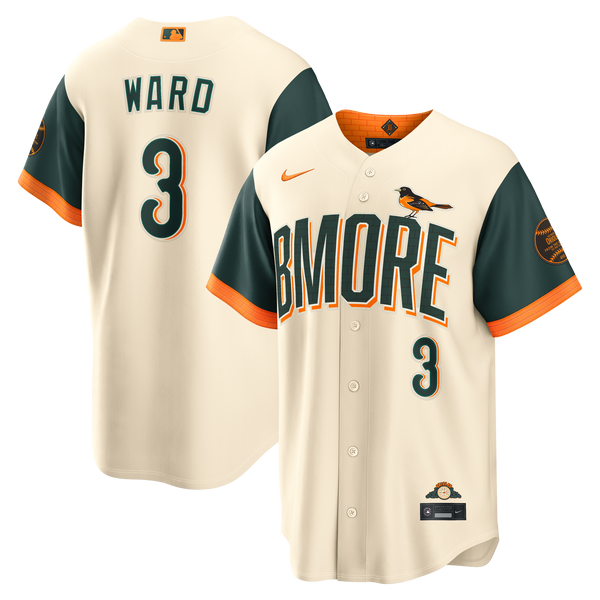 Baltimore Orioles Taylor Ward Nike Cream 2026 City Connect Stadium Jersey