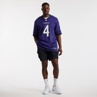 Baltimore Ravens Zay Flowers Nike Purple Team Game Jersey