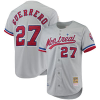 Montreal Expos Vladimir Guerrero Mitchell & Ness Gray Cooperstown Collection Authentic Jersey