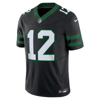 New York Jets Joe Namath Nike Legacy Black Alternate Vapor F.U.S.E. Limited Jersey