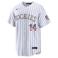 Fourth of July Colorado Rockies Ezequiel Tovar Nike White USA 250 Stadium Jersey