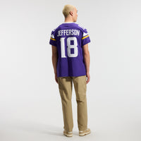 Minnesota Vikings Justin Jefferson Nike Purple Team Vapor F.U.S.E. Elite Jersey