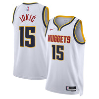 Denver Nuggets Nike Association Edition Swingman Jersey - White - Nikola Joki?