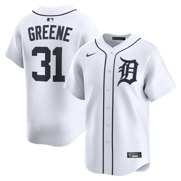 Detroit Tigers Riley Greene Nike White Home Limited Player Jersey