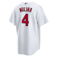 St. Louis Cardinals Yadier Molina Nike White Home Replica Retired Player Jersey