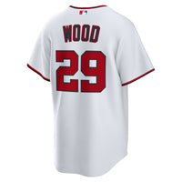 Washington Nationals James Wood Nike White Home Replica Jersey