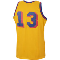Mitchell & Ness Wilt Chamberlain Gold San Francisco Warriors 1962-63 Hardwood Classics Swingman Jersey