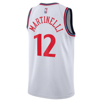 Los Angeles Clippers Nike Replica Association Edition Swingman Jersey - White - Nick Martinelli