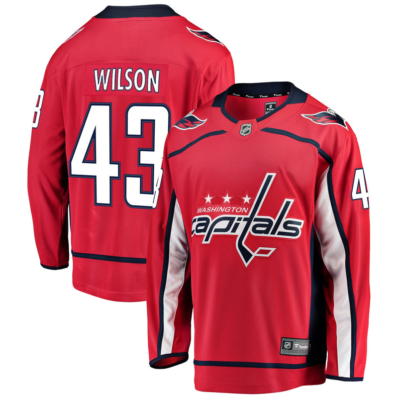 Washington Capitals Tom Wilson Fanatics Red Home Breakaway Player Jersey