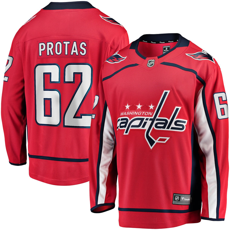 Washington Capitals Ilya Protas Fanatics Red Home Breakaway Jersey