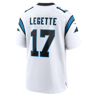 Carolina Panthers Xavier Legette Nike White Game Jersey