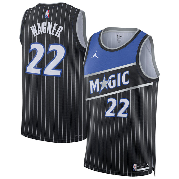 Orlando Magic Jordan Brand Statement Edition Swingman Jersey - Black - Franz Wagner