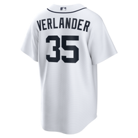 Detroit Tigers Justin Verlander Nike White Home Replica Jersey