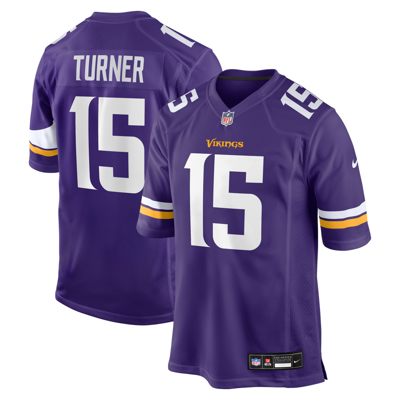 Minnesota Vikings Dallas Turner Nike Purple Player Game Jersey