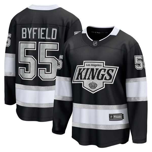 Los Angeles Kings Quinton Byfield Fanatics Black Home Breakaway Jersey