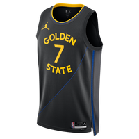 Golden State Warriors Jordan Brand 2024/25 Statement Edition Swingman Jersey - Black - Kristaps Porzi??is